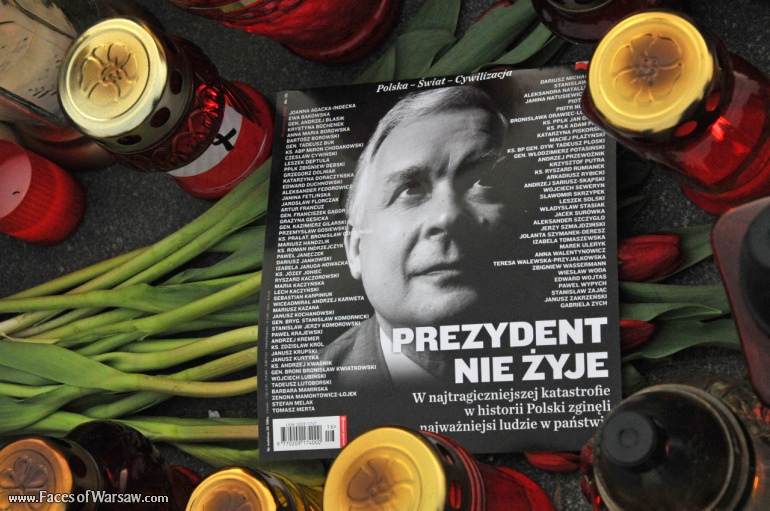 Faces of Warsaw - National mourning after government plane crash near Smolensk