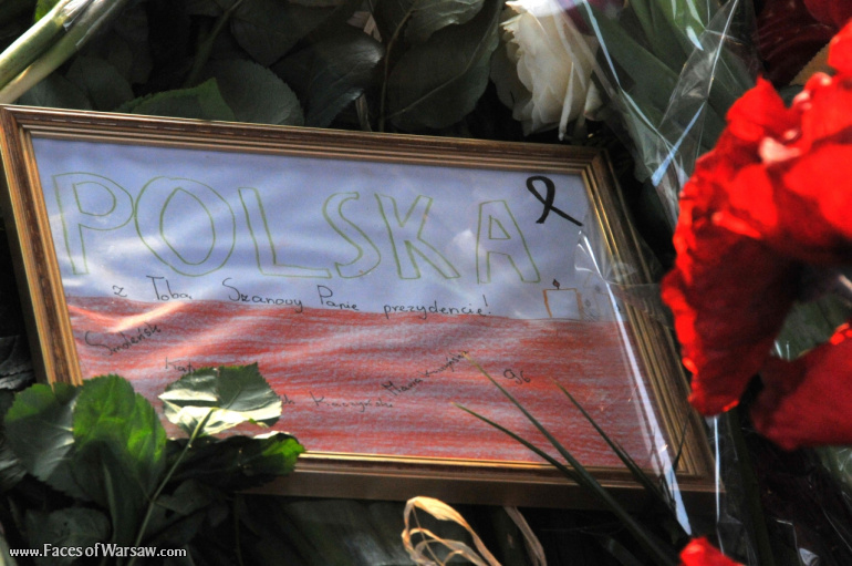 Faces of Warsaw - National mourning after government plane crash near Smolensk