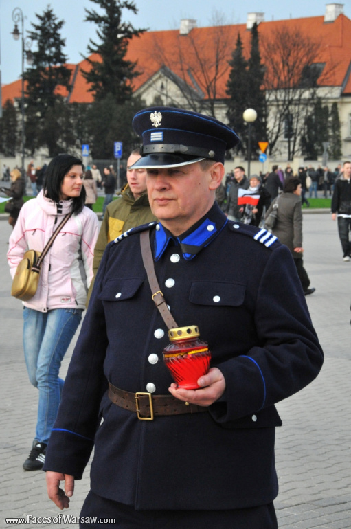 Faces of Warsaw - National mourning after government plane crash near Smolensk