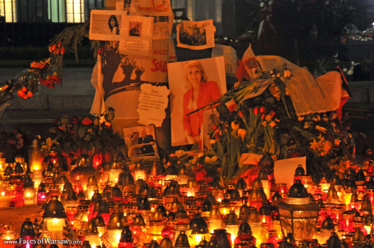 Faces of Warsaw - National mourning after government plane crash near Smolensk
