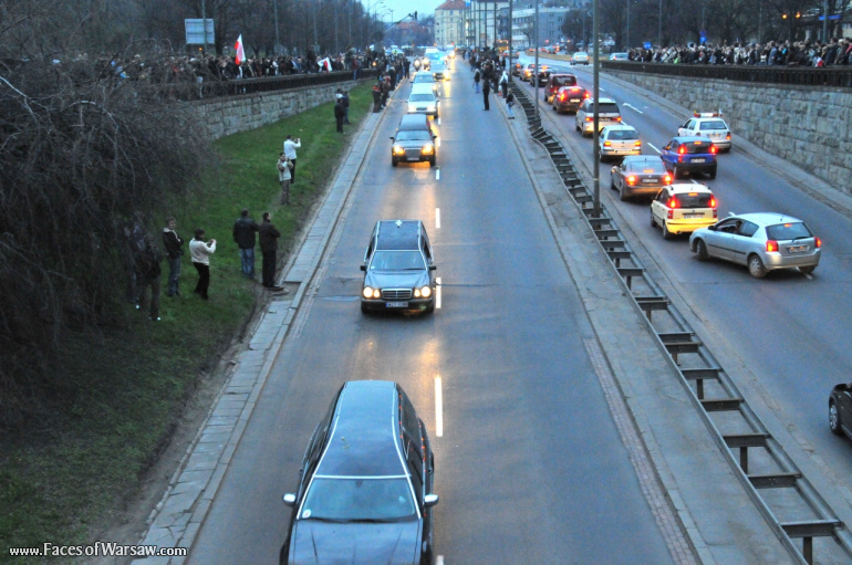Faces of Warsaw - National mourning after government plane crash near Smolensk