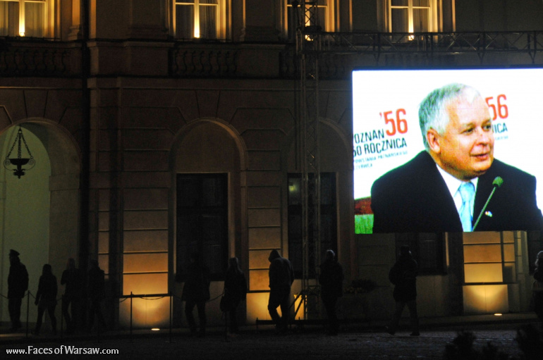 Faces of Warsaw - National mourning after government plane crash near Smolensk
