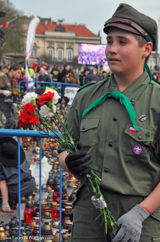 Faces of Warsaw - National mourning after government plane crash near Smolensk