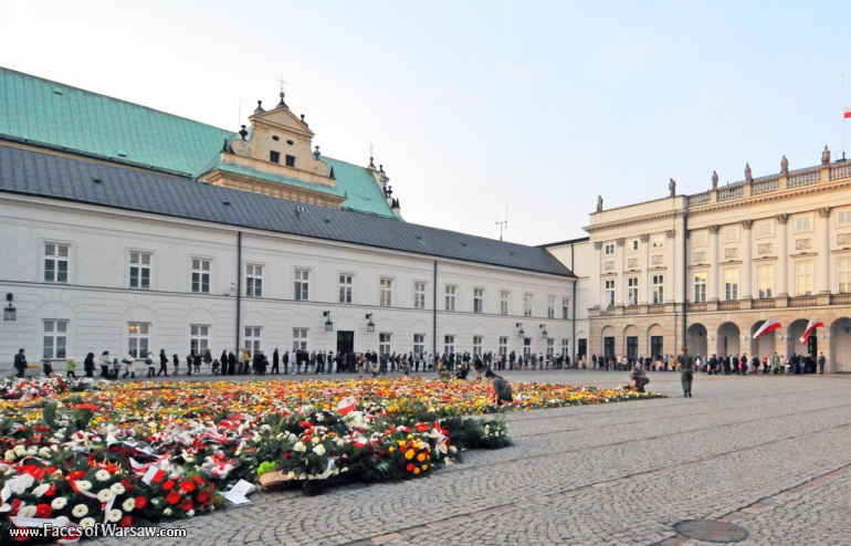 Faces of Warsaw - National mourning after government plane crash near Smolensk