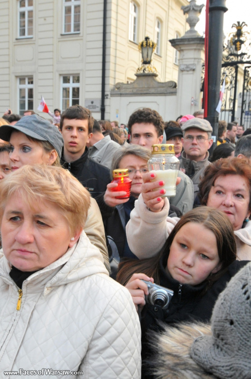 Faces of Warsaw - National mourning after government plane crash near Smolensk