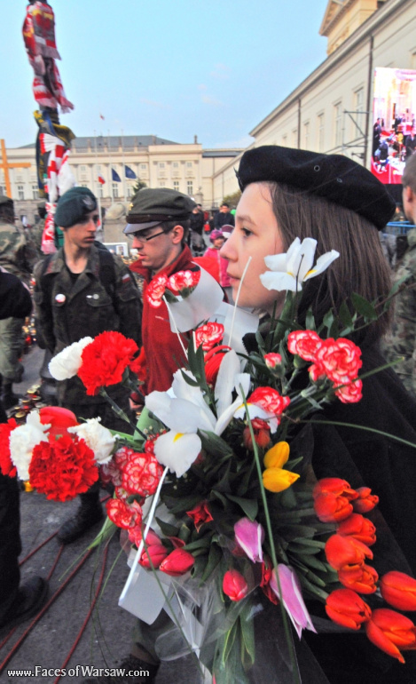 Faces of Warsaw - National mourning after government plane crash near Smolensk