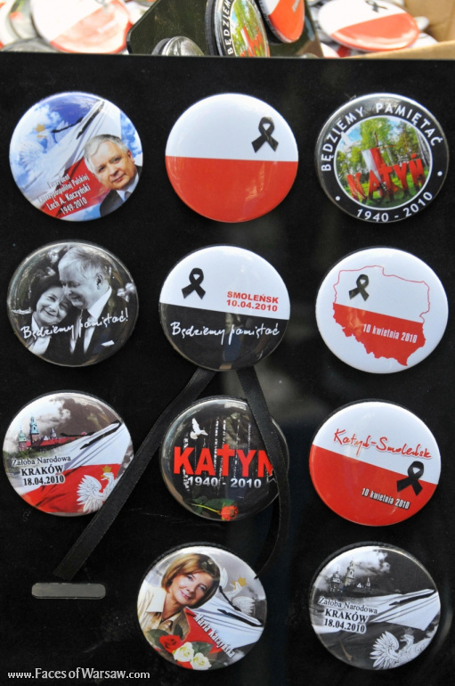 Faces of Warsaw - National mourning after government plane crash near Smolensk
