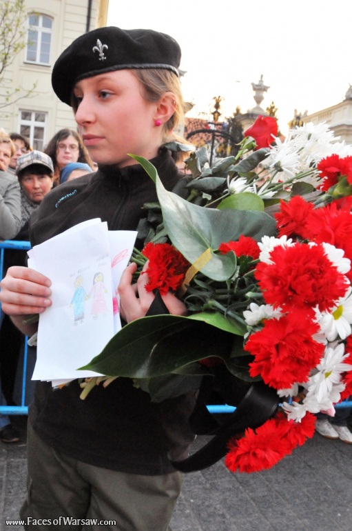 Faces of Warsaw - National mourning after government plane crash near Smolensk