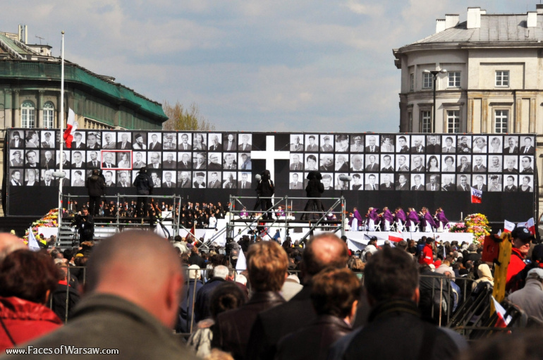 Faces of Warsaw - National mourning after government plane crash near Smolensk
