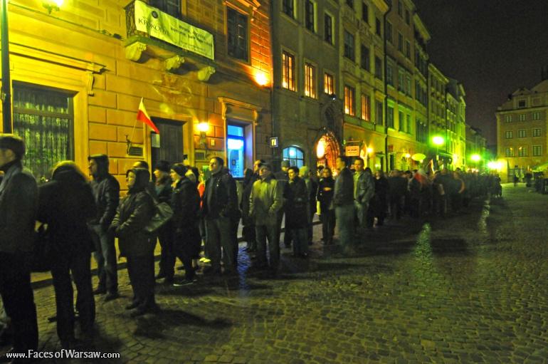 Faces of Warsaw - National mourning after government plane crash near Smolensk