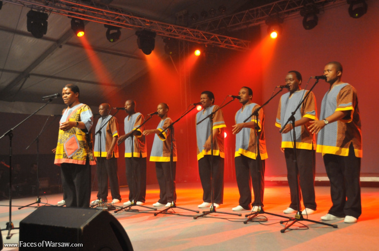 Faces of Warsaw - Ladysmith Black Mambazo at Warsaw Cross Culture Festival, September 2010