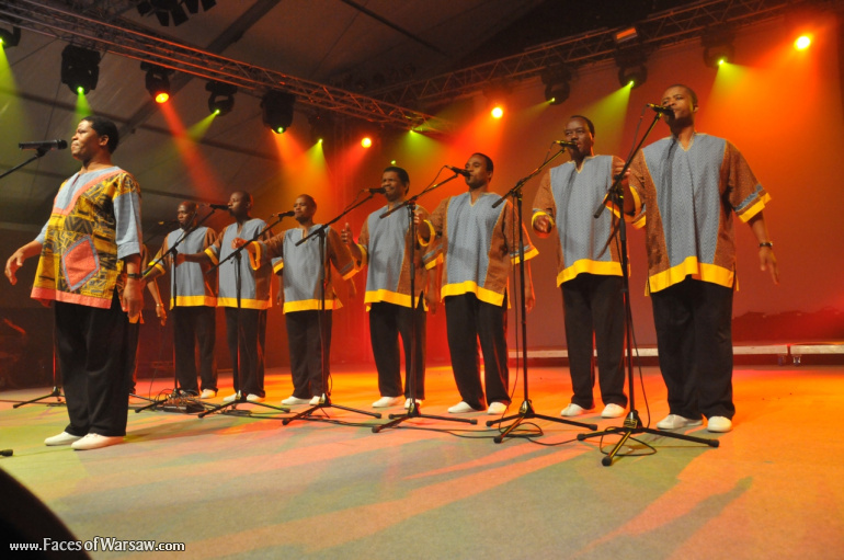 Faces of Warsaw - Ladysmith Black Mambazo at Warsaw Cross Culture Festival, September 2010
