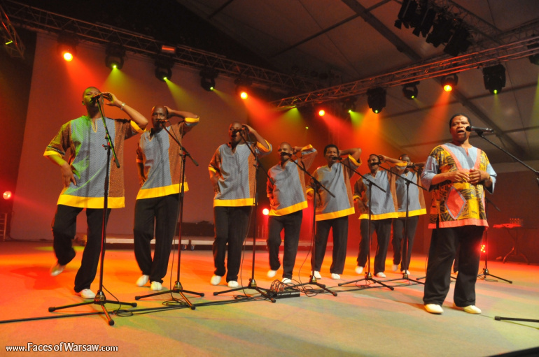 Faces of Warsaw - Ladysmith Black Mambazo at Warsaw Cross Culture Festival, September 2010