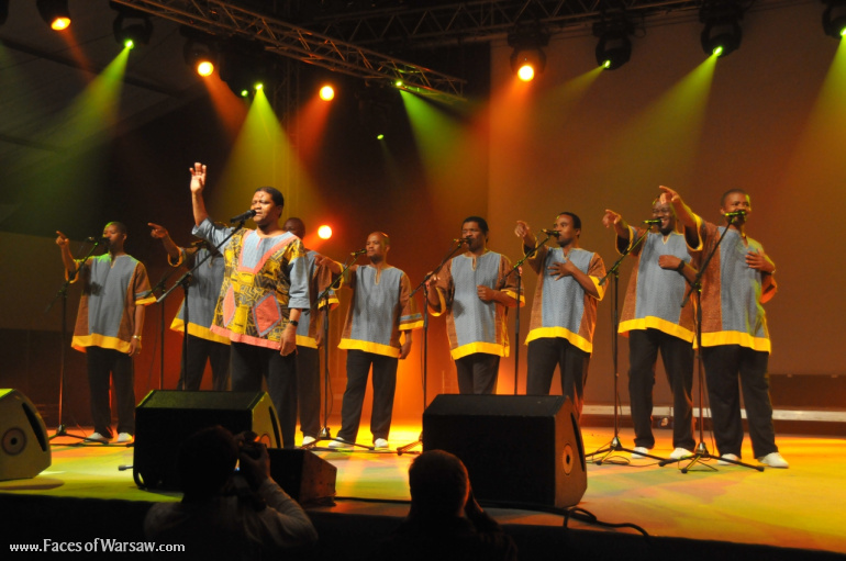 Faces of Warsaw - Ladysmith Black Mambazo at Warsaw Cross Culture Festival, September 2010