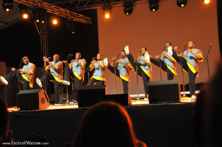 Faces of Warsaw - Ladysmith Black Mambazo at Warsaw Cross Culture Festival, September 2010