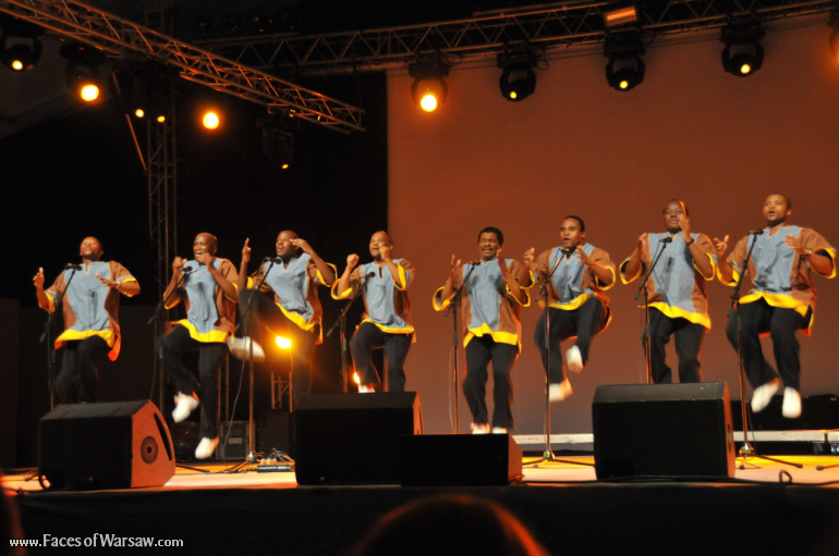 Faces of Warsaw - Ladysmith Black Mambazo at Warsaw Cross Culture Festival, September 2010