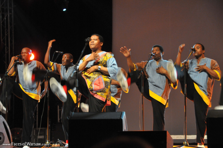 Faces of Warsaw - Ladysmith Black Mambazo at Warsaw Cross Culture Festival, September 2010