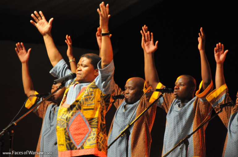 Faces of Warsaw - Ladysmith Black Mambazo at Warsaw Cross Culture Festival, September 2010