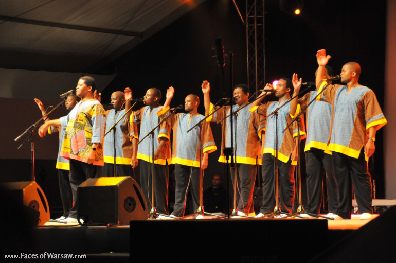 Faces of Warsaw - Ladysmith Black Mambazo at Warsaw Cross Culture Festival, September 2010