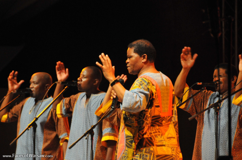 Faces of Warsaw - Ladysmith Black Mambazo at Warsaw Cross Culture Festival, September 2010
