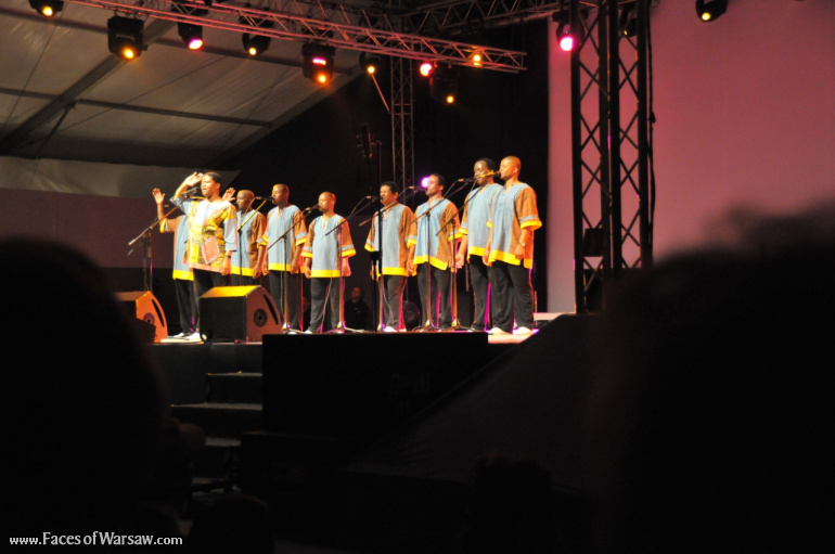Faces of Warsaw - Ladysmith Black Mambazo at Warsaw Cross Culture Festival, September 2010