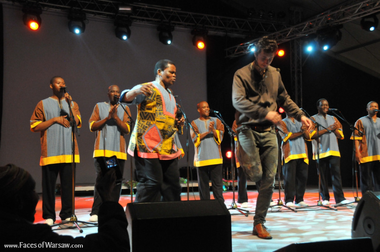 Faces of Warsaw - Ladysmith Black Mambazo at Warsaw Cross Culture Festival, September 2010