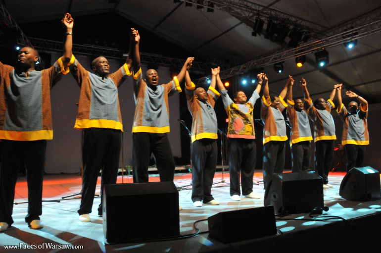 Faces of Warsaw - Ladysmith Black Mambazo at Warsaw Cross Culture Festival, September 2010