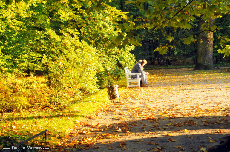Faces of Warsaw - Autumn in Nieborów park, October 2010