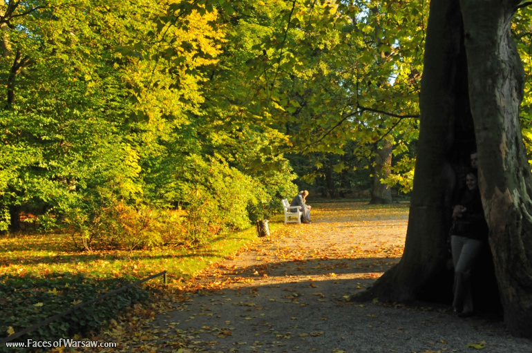 Faces of Warsaw - Autumn in Nieborów park, October 2010