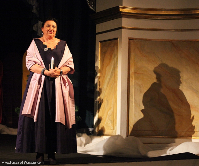 Faces of Warsaw - "Heaven Guardian" on the stage of the Stanislavian Theatre of the Royal Łazienki, December 2012