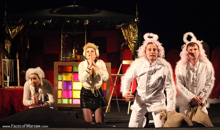 Faces of Warsaw - "Heaven Guardian" on the stage of the Stanislavian Theatre of the Royal Łazienki, December 2012