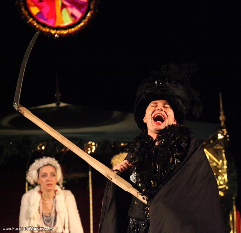 Faces of Warsaw - "Heaven Guardian" on the stage of the Stanislavian Theatre of the Royal Łazienki, December 2012