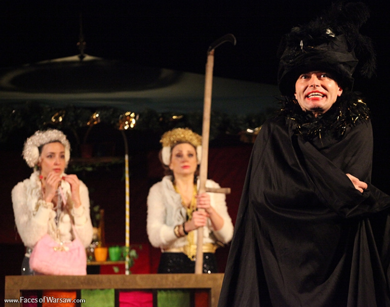 Faces of Warsaw - "Heaven Guardian" on the stage of the Stanislavian Theatre of the Royal Łazienki, December 2012