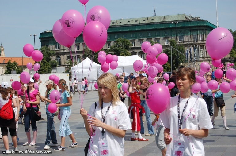 Faces of Warsaw - Natalia Kukulska at Pink Ribbon Walk 2008