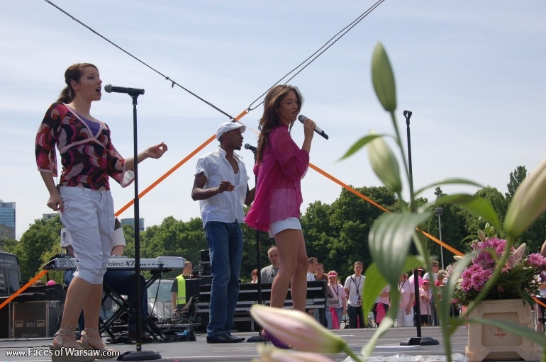 Faces of Warsaw - Natalia Kukulska at Pink Ribbon Walk 2008