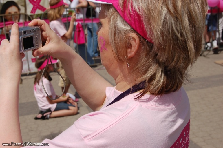 Faces of Warsaw - Natalia Kukulska at Pink Ribbon Walk 2008