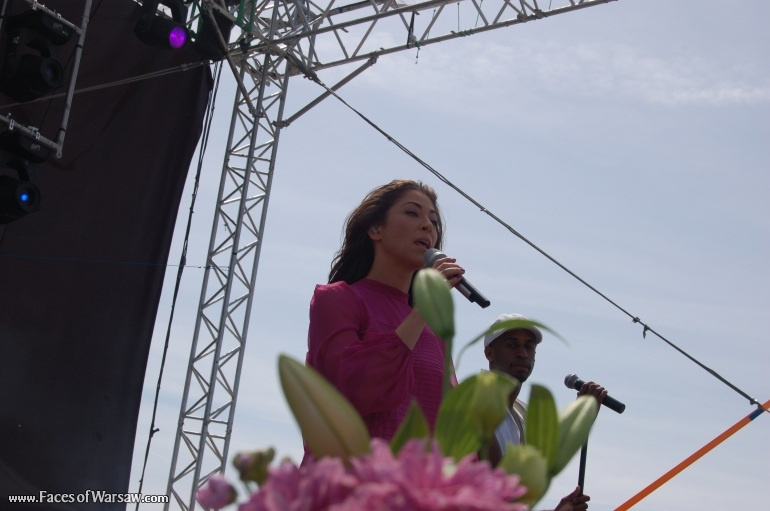 Faces of Warsaw - Natalia Kukulska at Pink Ribbon Walk 2008