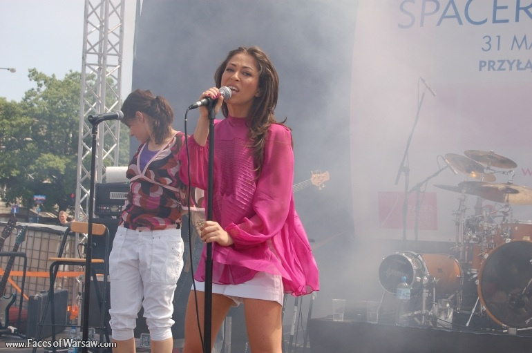 Faces of Warsaw - Natalia Kukulska at Pink Ribbon Walk 2008