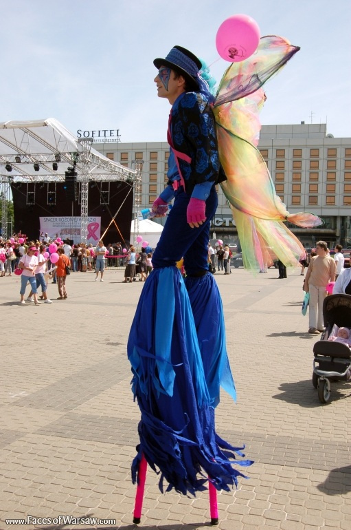 Faces of Warsaw - Natalia Kukulska at Pink Ribbon Walk 2008