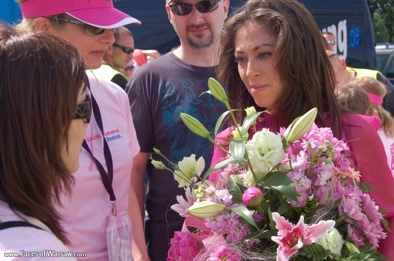 Faces of Warsaw - Natalia Kukulska at Pink Ribbon Walk 2008