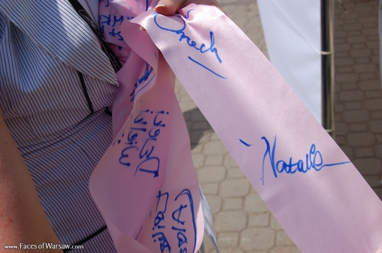 Faces of Warsaw - Natalia Kukulska at Pink Ribbon Walk 2008