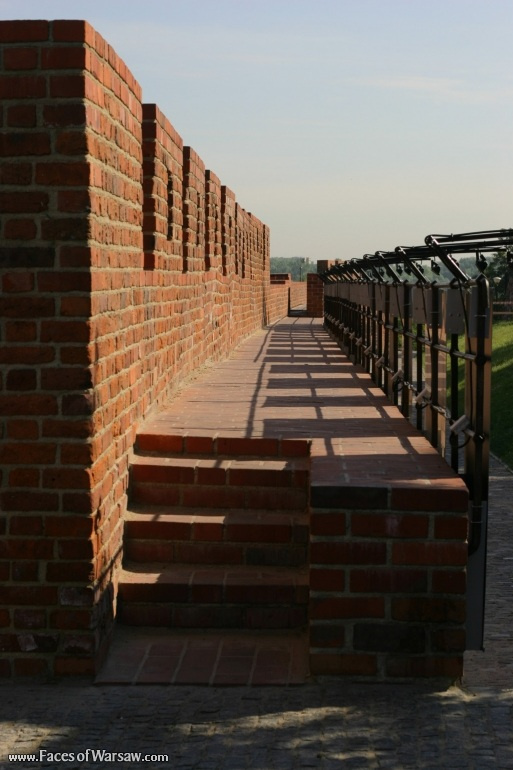 Faces of Warsaw - Brick city walls protected the city over the centuries.