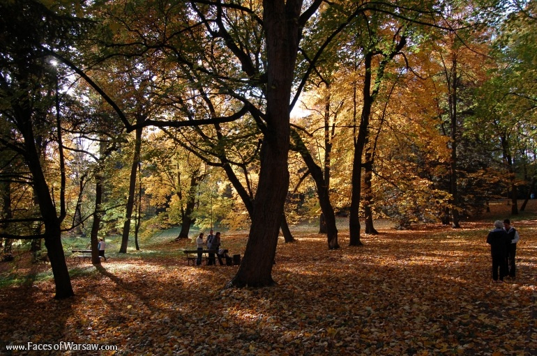 Faces of Warsaw - Łazienki in Autumn