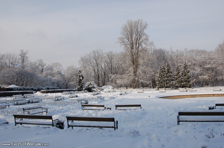 Faces of Warsaw - Łazienki in Winter