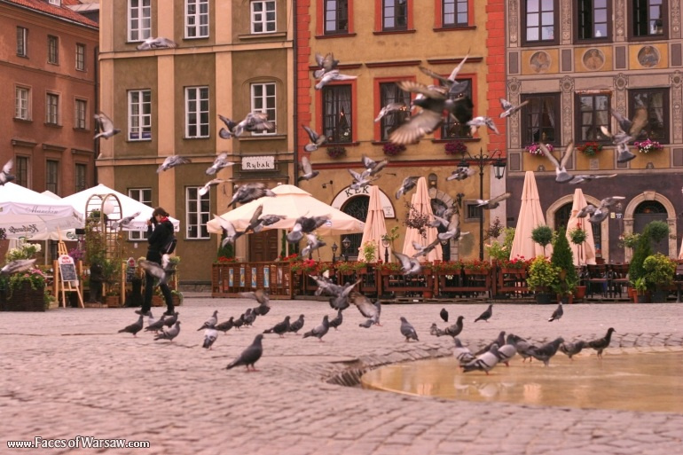 Faces of Warsaw - Market - Place: early morning