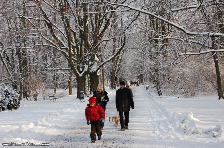 Faces of Warsaw - Łazienki in Winter