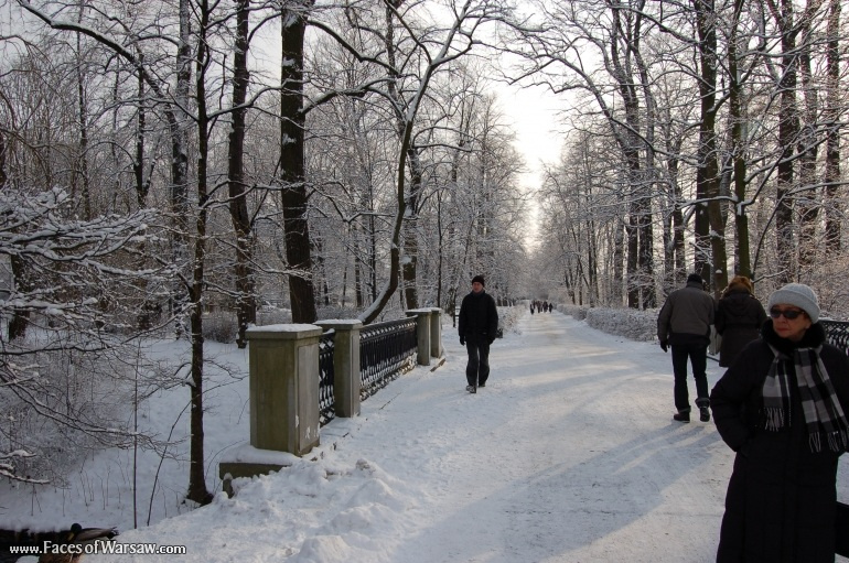 Faces of Warsaw - Łazienki in Winter