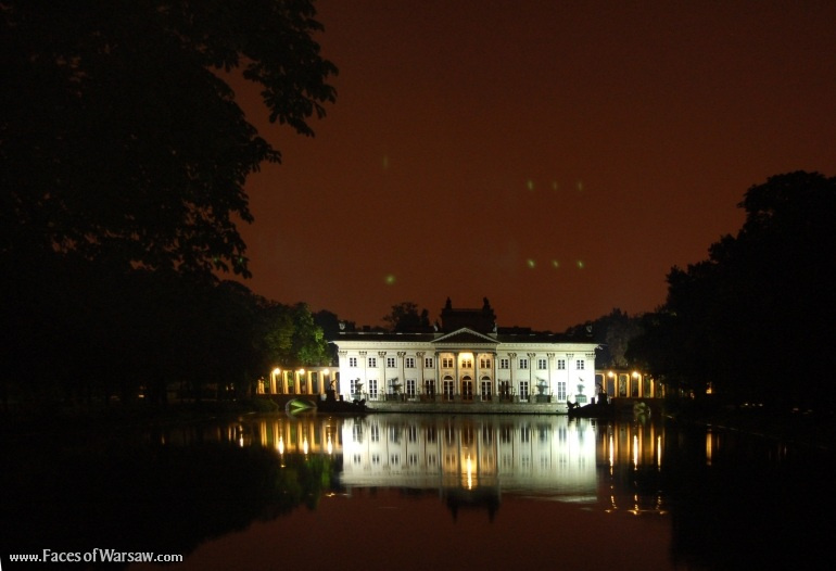Faces of Warsaw - Łazienki - Palace on Island