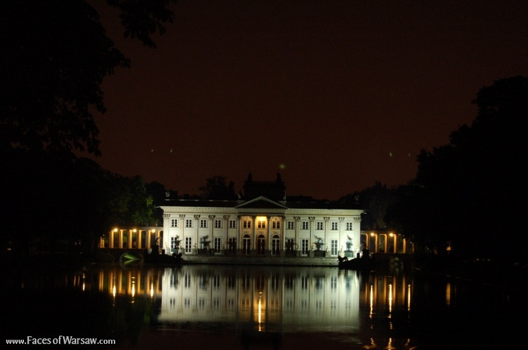 Faces of Warsaw - Łazienki - Palace on Island
