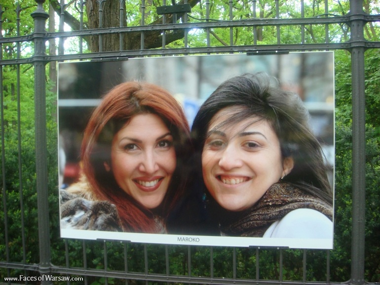 Faces of Warsaw - "Smile of the World" Photo Exhibition - Łazienki fencing